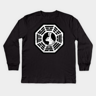 Dharma Initiative - The Looking Glass Station Kids Long Sleeve T-Shirt